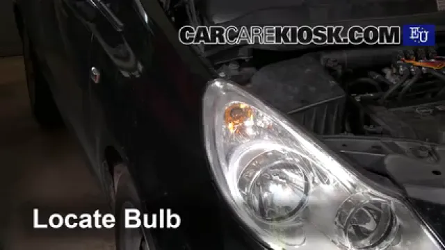 2008 Opel Corsa D 1.2L 4 Cyl. Éclairage Feu clignotant avant (remplacer l'ampoule)